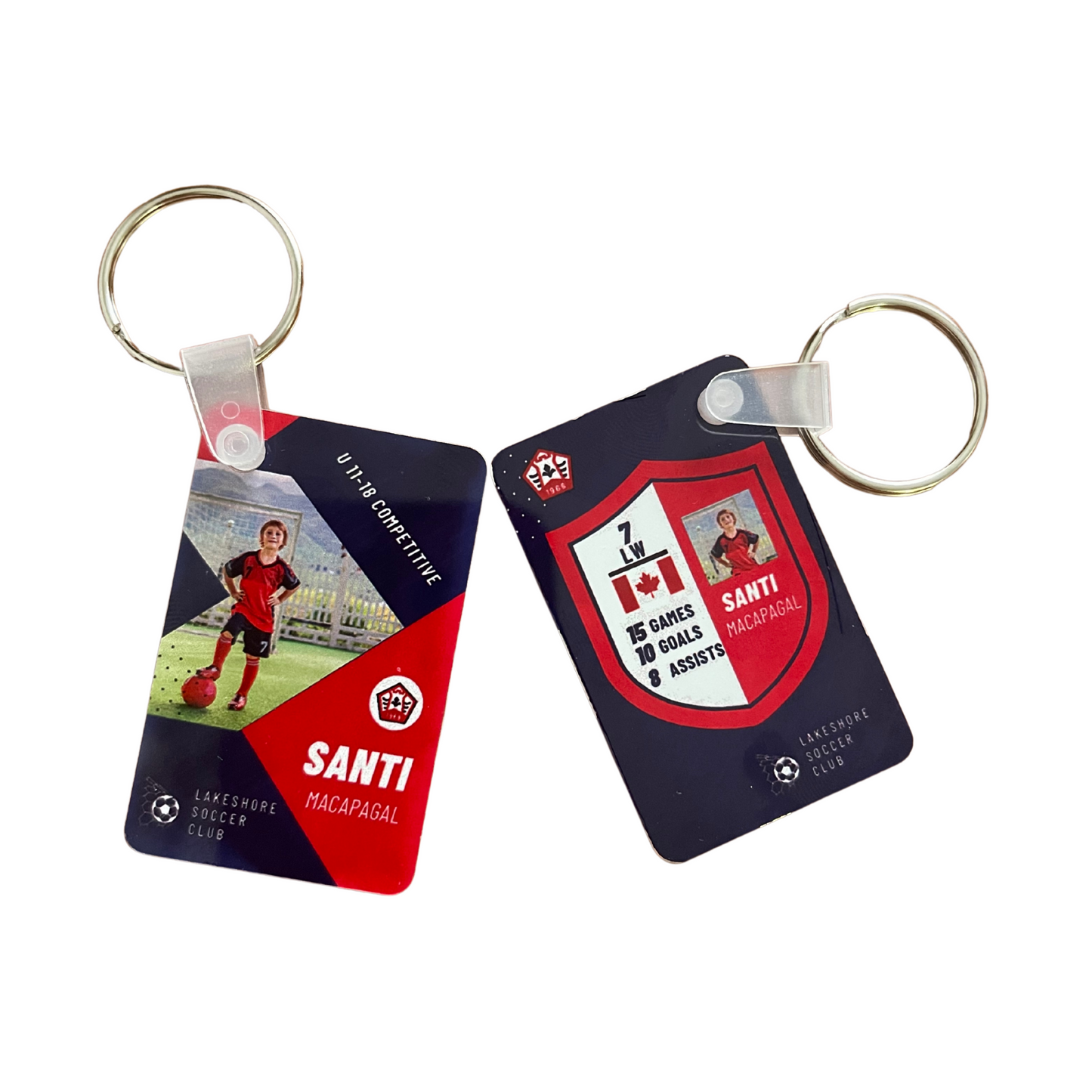 Trading Card Keychain